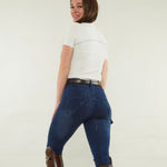 Indigo Blue Denim Jeggings - Horzehoods5060521422359