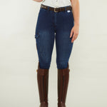 Indigo Blue Denim Jeggings - Horzehoods5060521422359