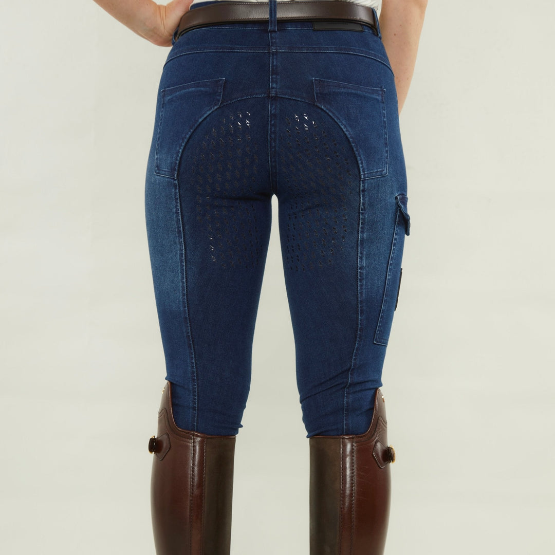 Indigo Blue Denim Jeggings - Horzehoods5060521422359