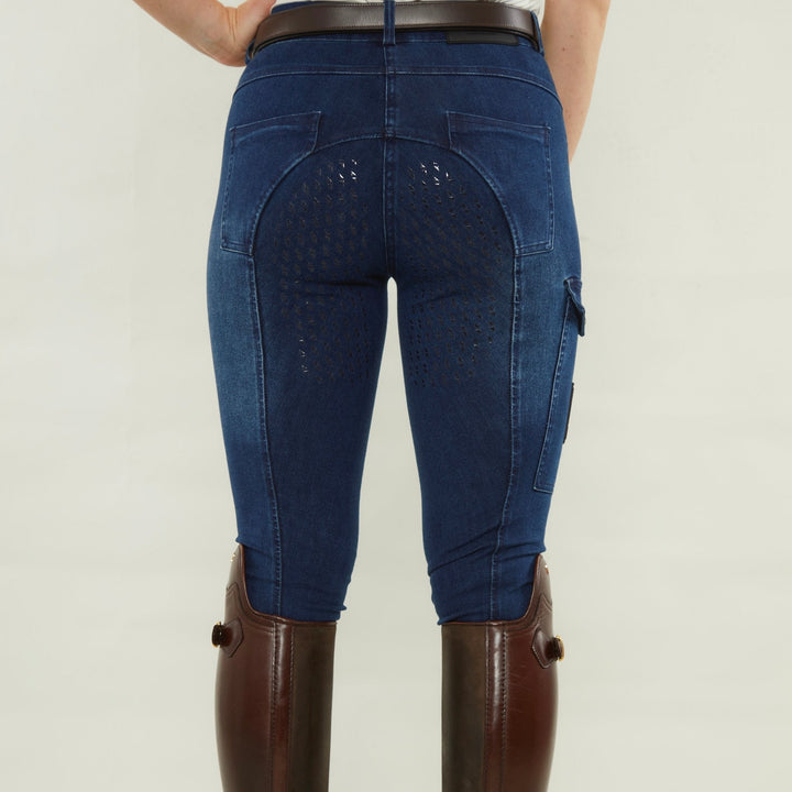 Indigo Blue Denim Jeggings - Horzehoods5060521422359