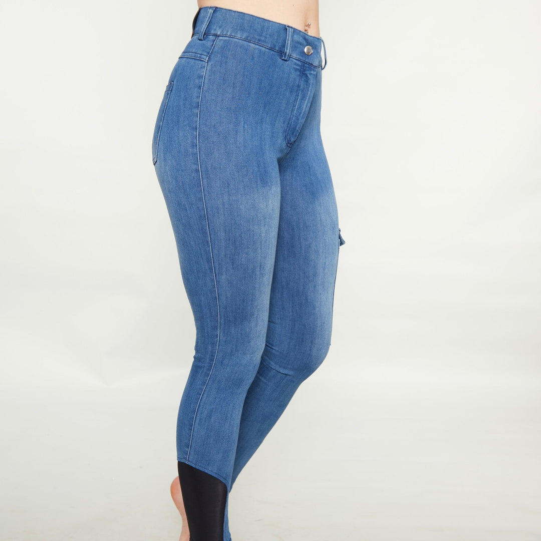 Light Blue Denim Jeggings - Horzehoods5060521421345