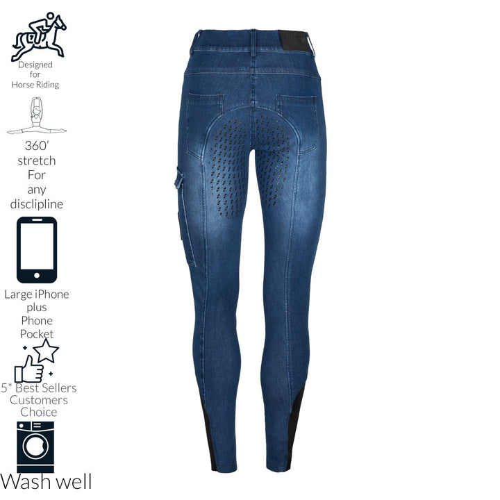 Light Blue Denim Jeggings - Horzehoods5060521421345