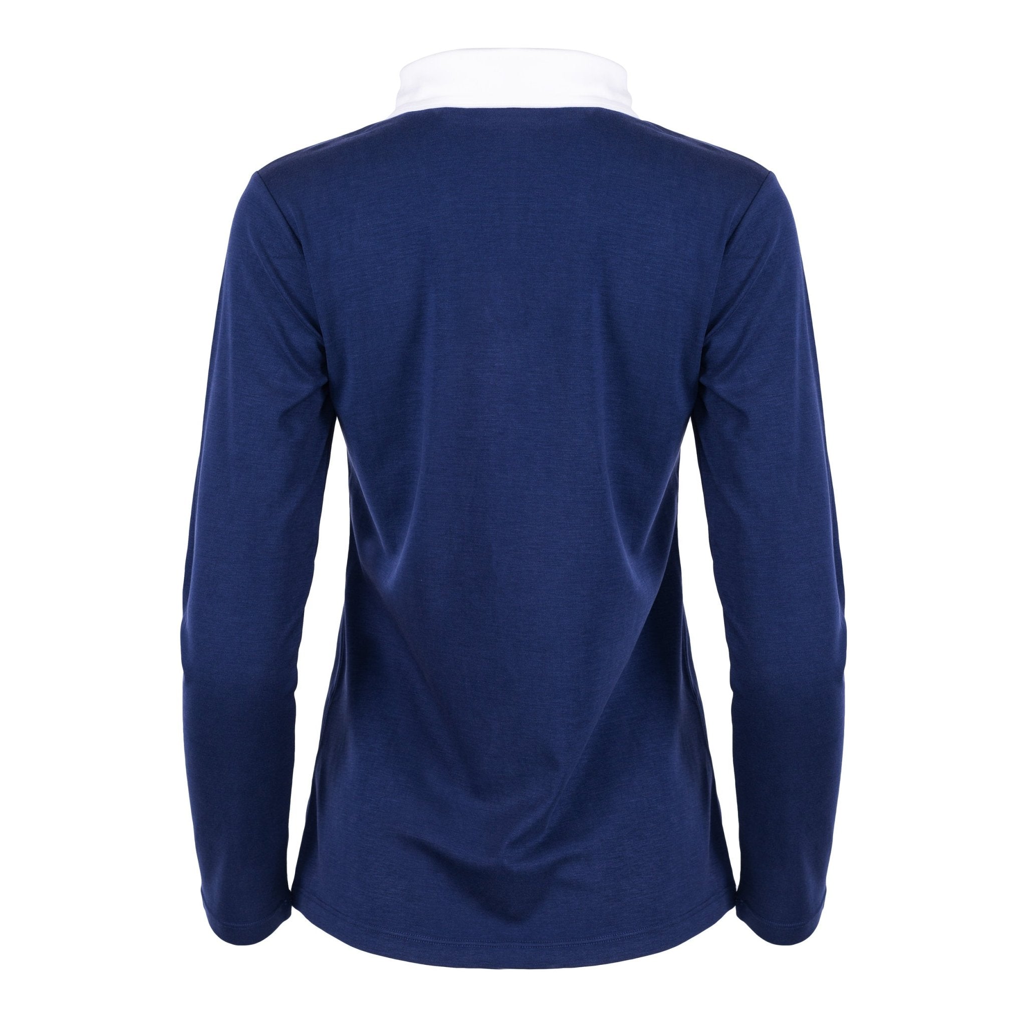 Navy 4Seasons Rugby Shirt - Horzehoods5056725004569