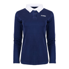 Navy 4Seasons Rugby Shirt - Horzehoods5056725004569