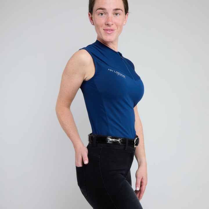 Navy Air2 Sleeveless Base Layer - Horzehoods5056725005214