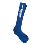 Navy Long Ribbed Performance Riding Socks - Horzehoods5056725006273