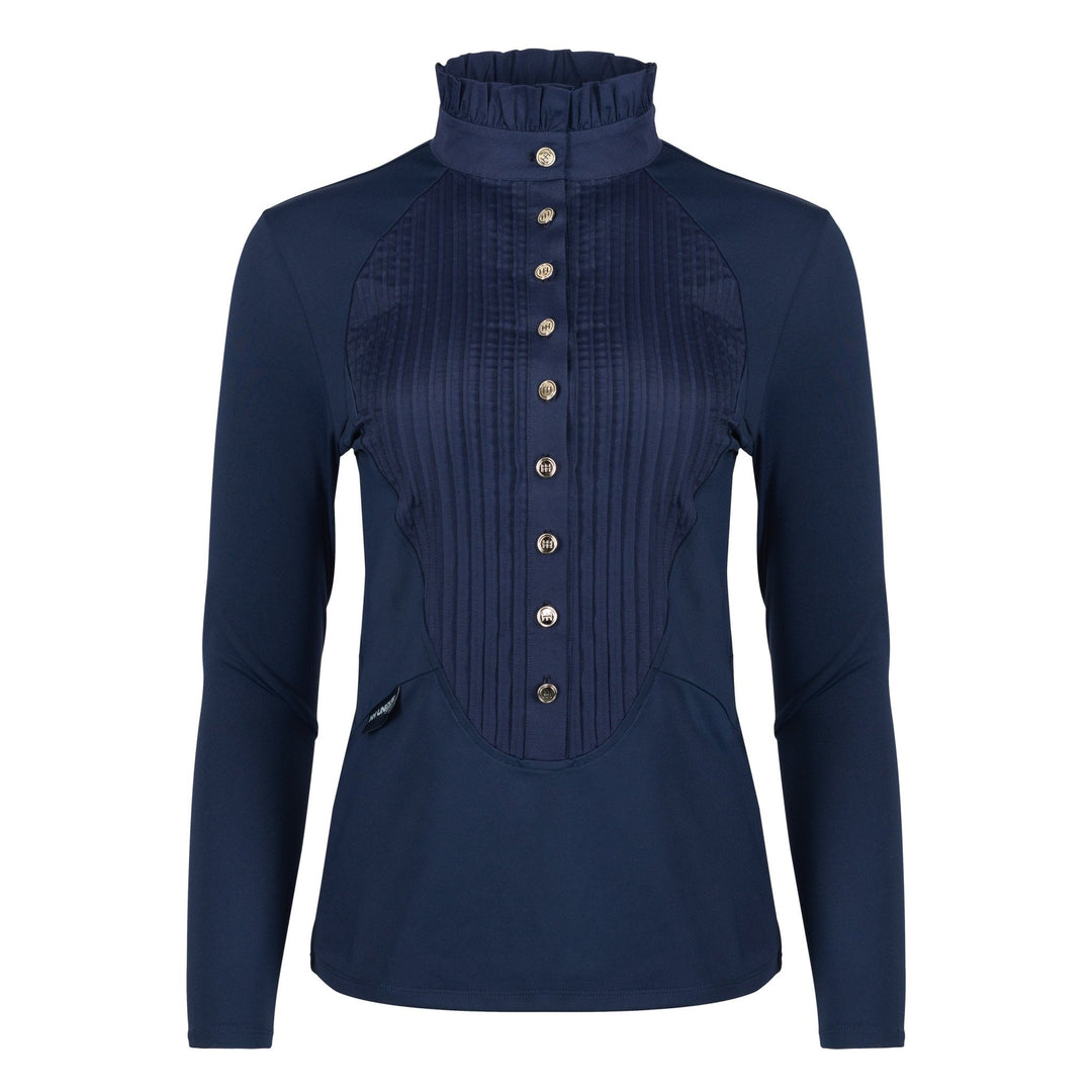 Navy Long Sleeve Tudor Shirt - Horzehoods5060521422021