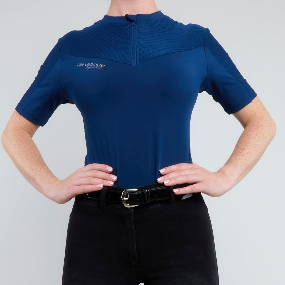 Navy Performance Air2 Short Sleeve Base Layer - Horzehoods5056725004972