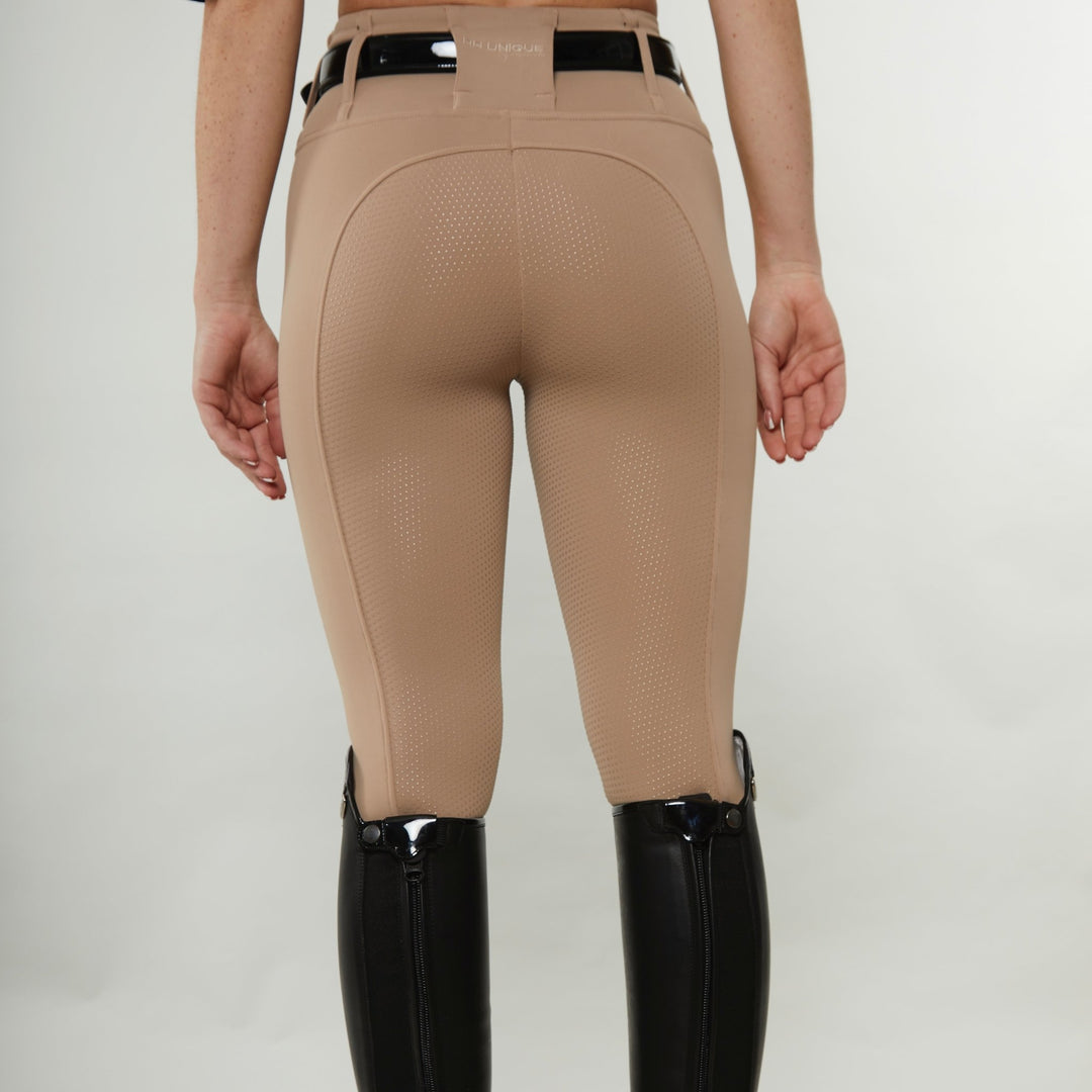 Oatmeal Beige Competition Leggings - Horzehoods5056725006471