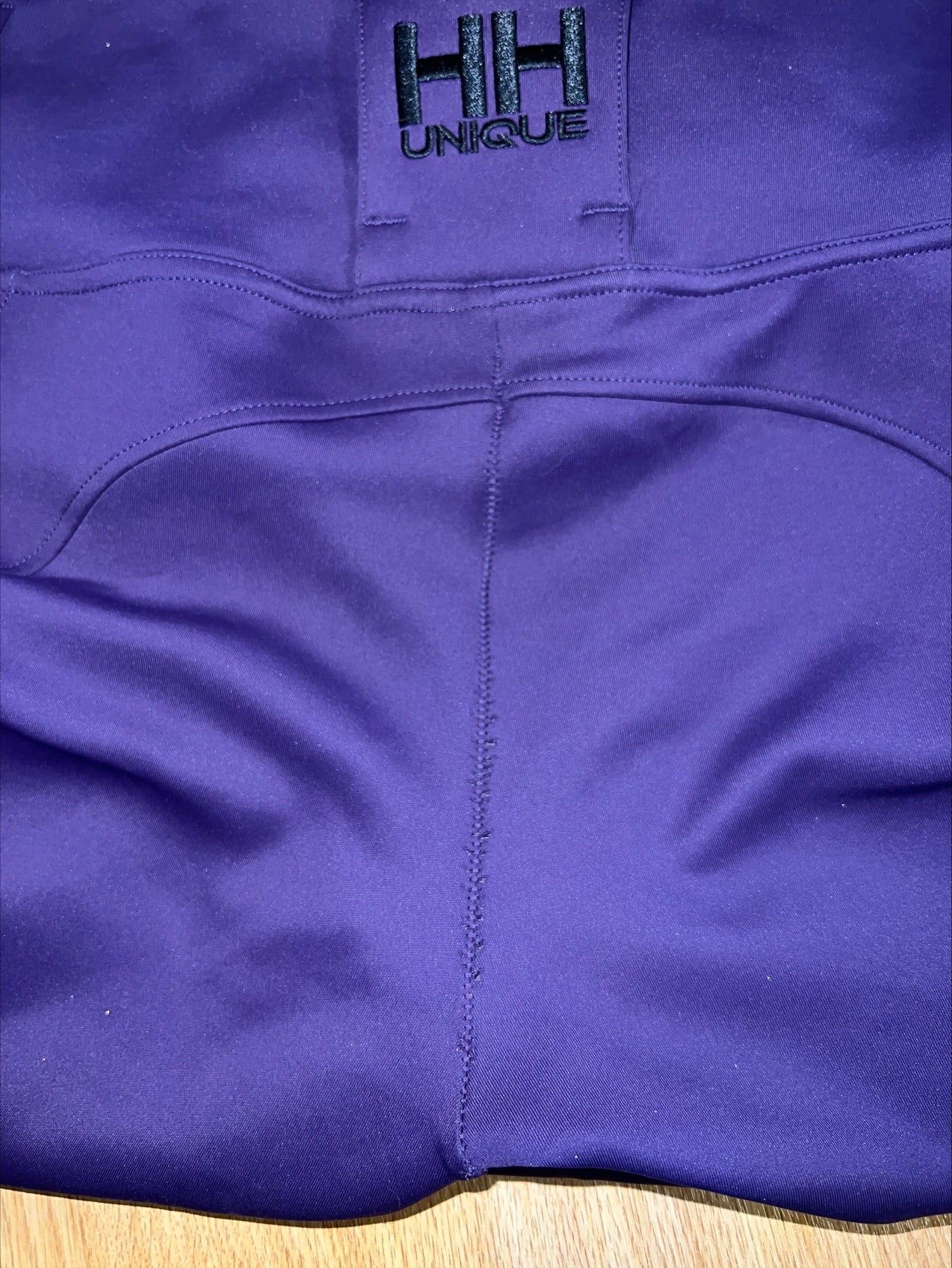 OUTLET - READ DESCRIPTION - HORZEHOODS® Purple Heavyweight Performance Leggings / M (UK12) (EU40) (US8) / Heavyweight (330gsm) / NO Silicone - Horzehoods