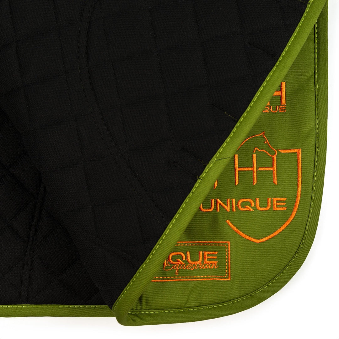 Parka Green FlexiTabz4D™️ Gel Pad Dressage - Horzehoods5056725006853