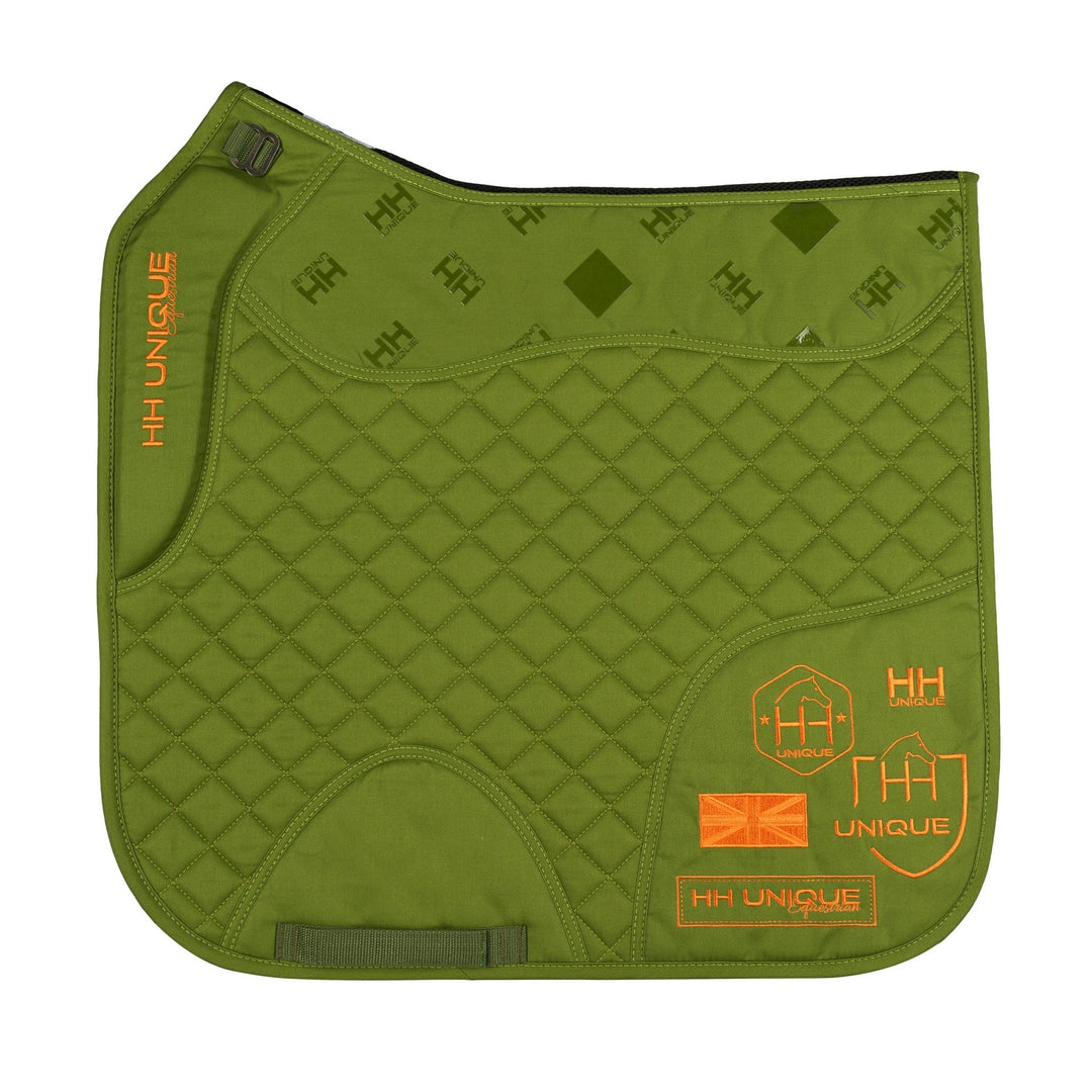 Parka Green FlexiTabz4D™️ Gel Pad Dressage - Horzehoods5056725006853