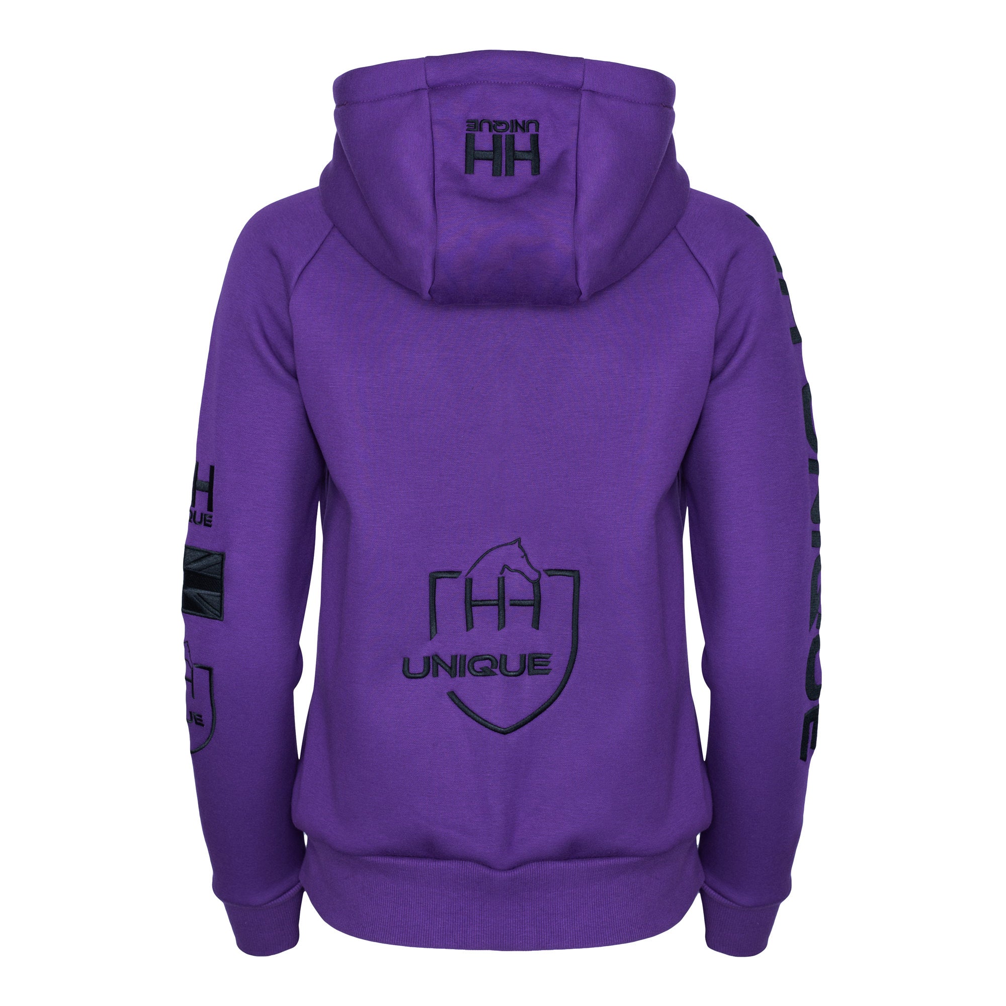 Purple 4Seasons Zipped Hoodie - Horzehoods5056725009090