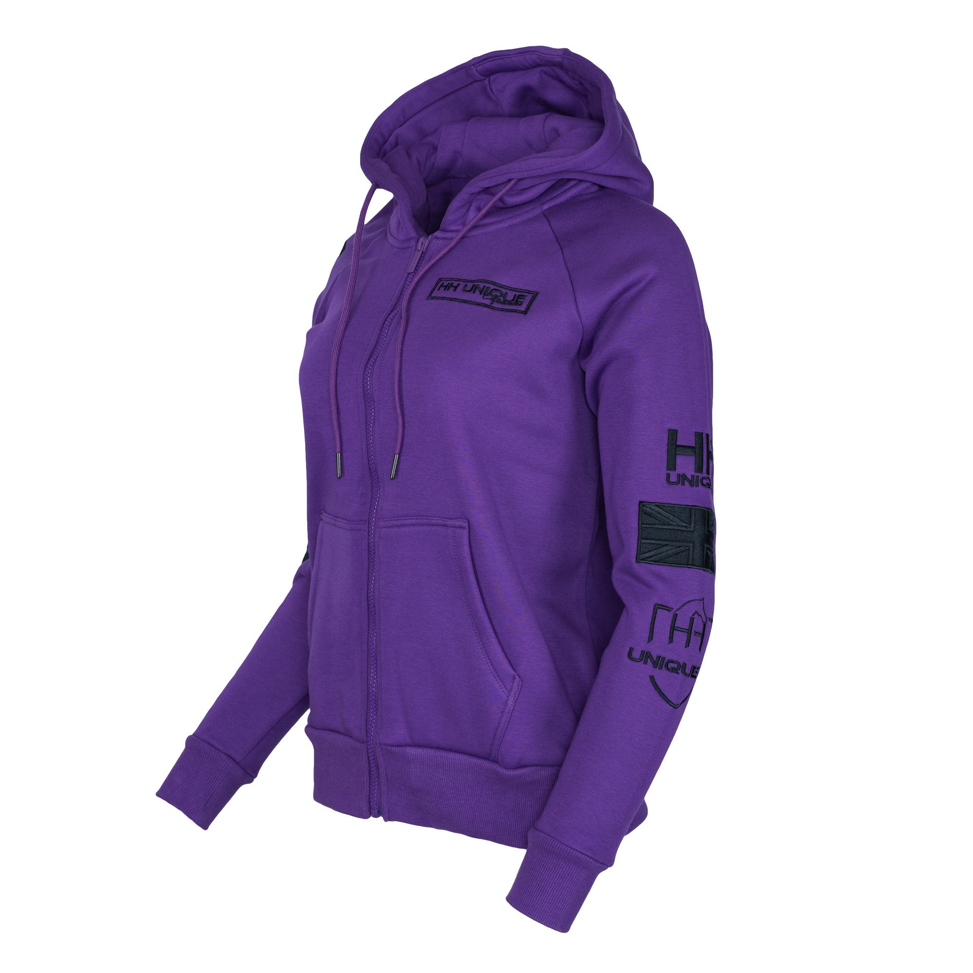 Purple 4Seasons Zipped Hoodie - Horzehoods5056725009090