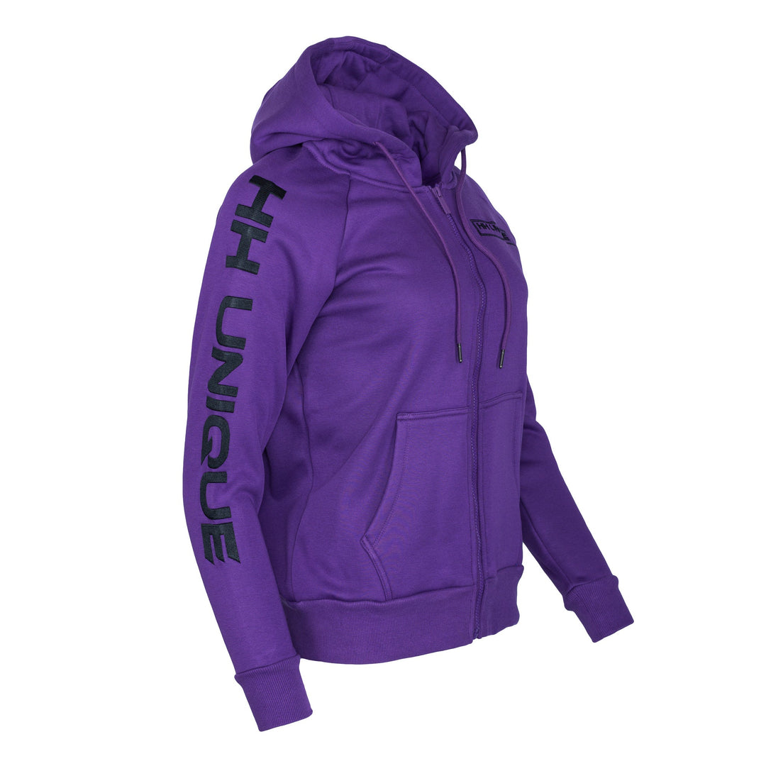 Purple 4Seasons Zipped Hoodie - Horzehoods5056725009090