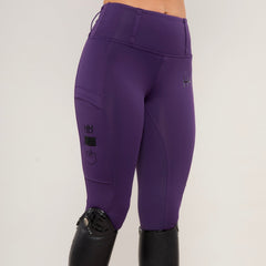 Purple Heavyweight Performance Leggings - Horzehoods5056725008215