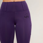 Purple Heavyweight Performance Leggings - Horzehoods5056725008215