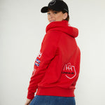 Red 4Seasons Performance Hoodie - Horzehoods5060521423219