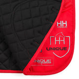 Red FlexiTabz™️ 4D Air Gel Performance Pad Dressage - Horzehoods5060521424520