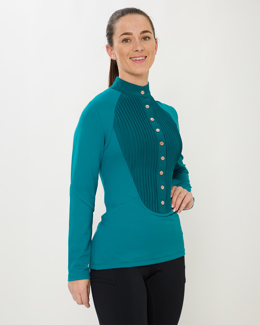 HORZEHOODS® Tabatha Confidence Fit™ Quick Release Top - Teal