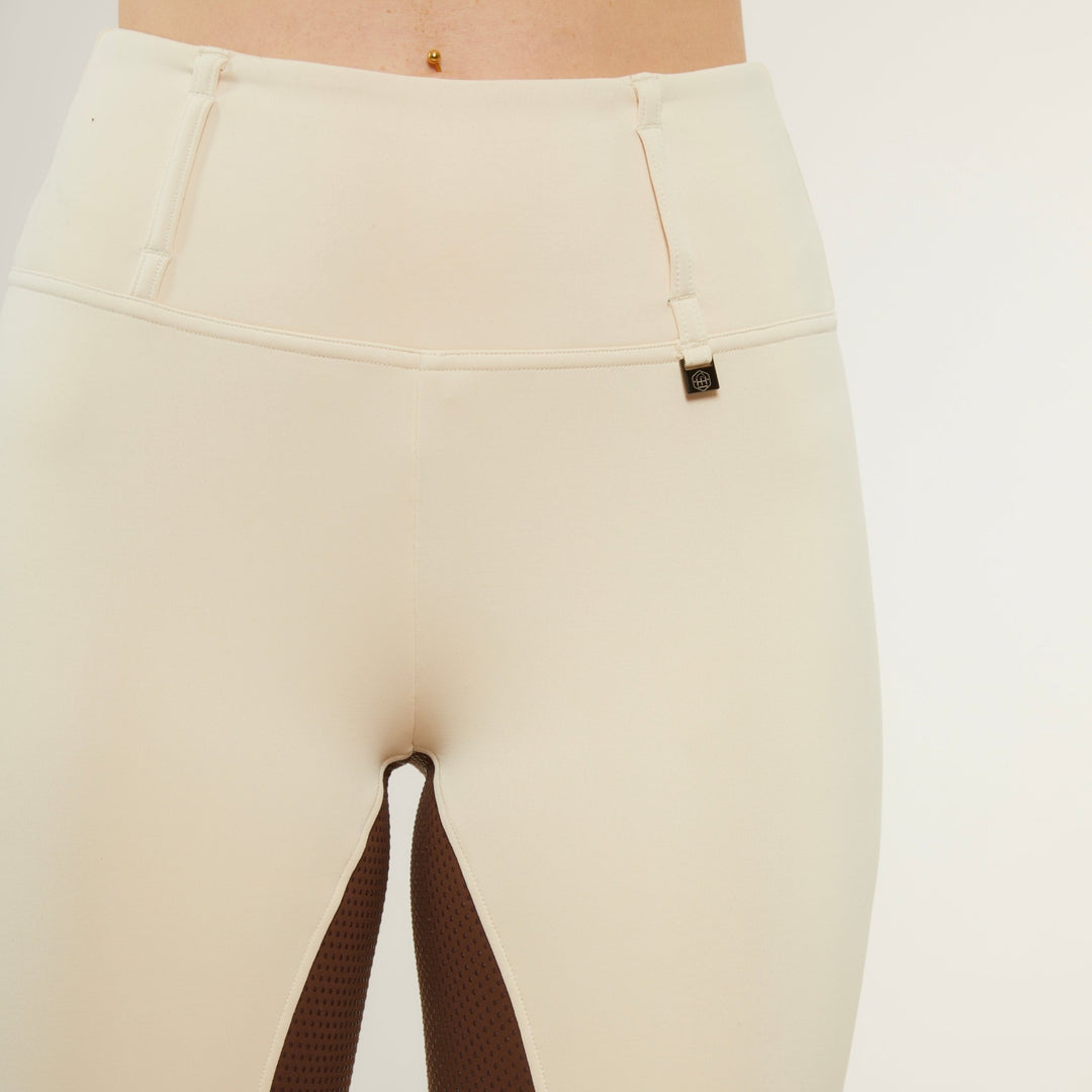 Vanilla Brown Competition Leggings - Horzehoods5056725002329