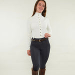 Vanilla Long Sleeve Tudor Competition Shirt - Horzehoods5060521422861