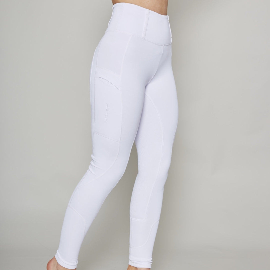 White Competition Leggings ContraFlex - Horzehoods5060521428245