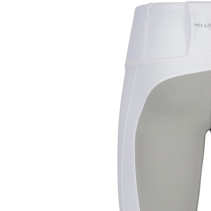 White Grey Competition Leggings - Horzehoods5060521422564