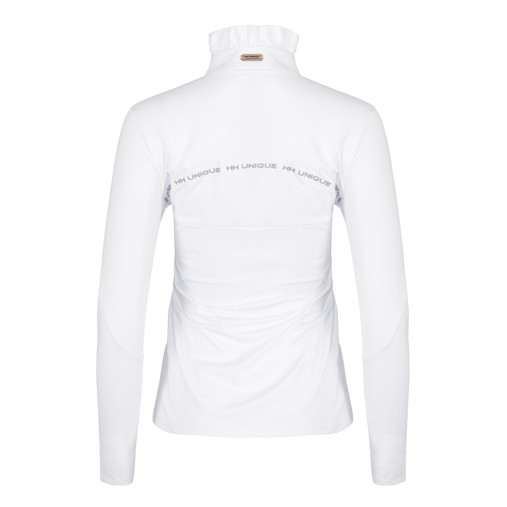 White Long Sleeve Tudor Shirt - Horzehoods5060521426999