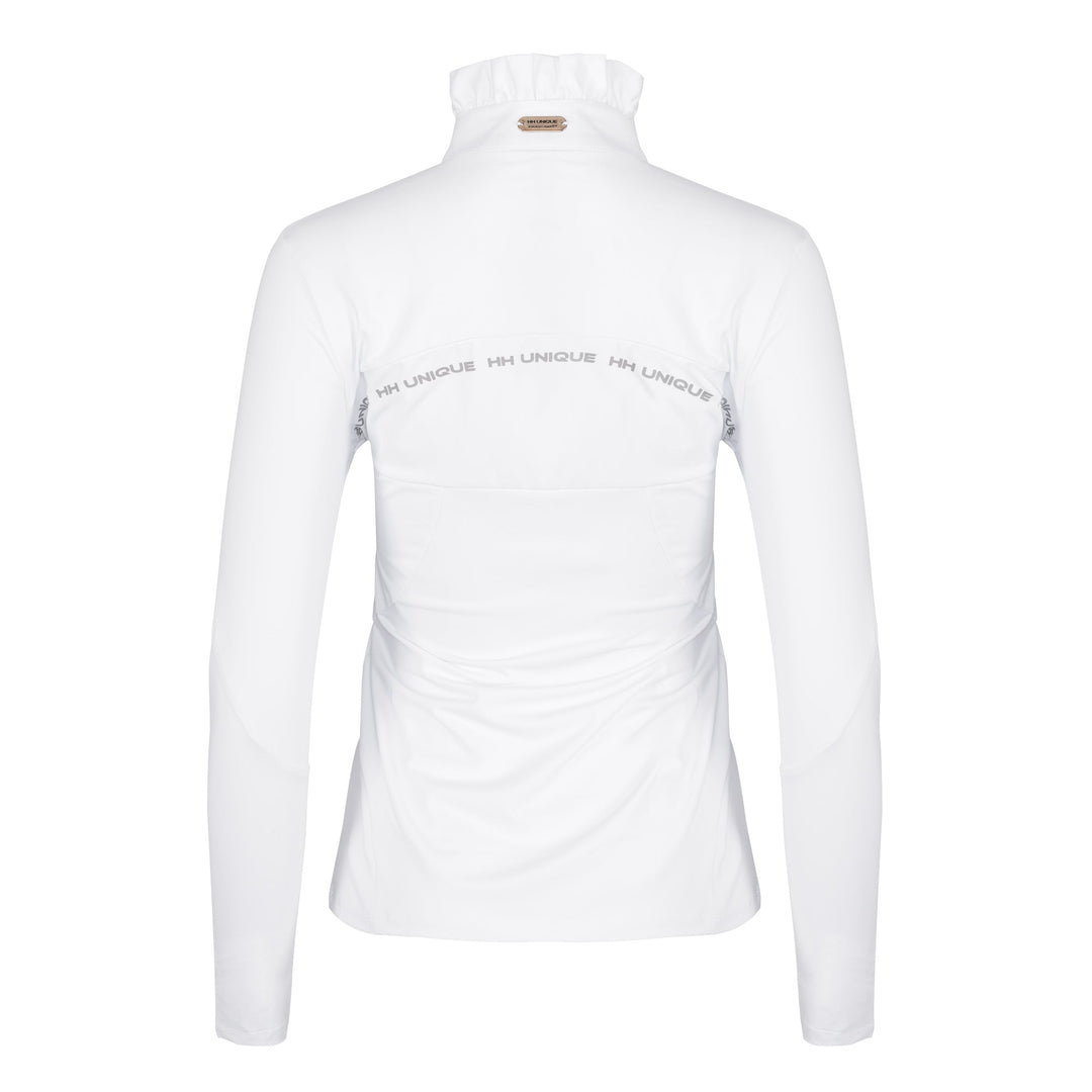 White Long Sleeve Tudor Shirt - Horzehoods5060521426999