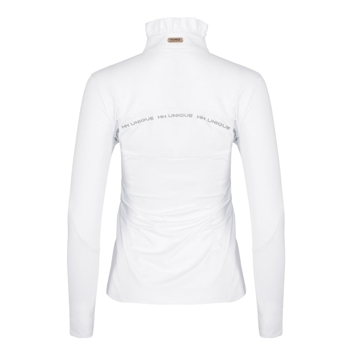 White Long Sleeve Tudor Shirt - Horzehoods5060521426999