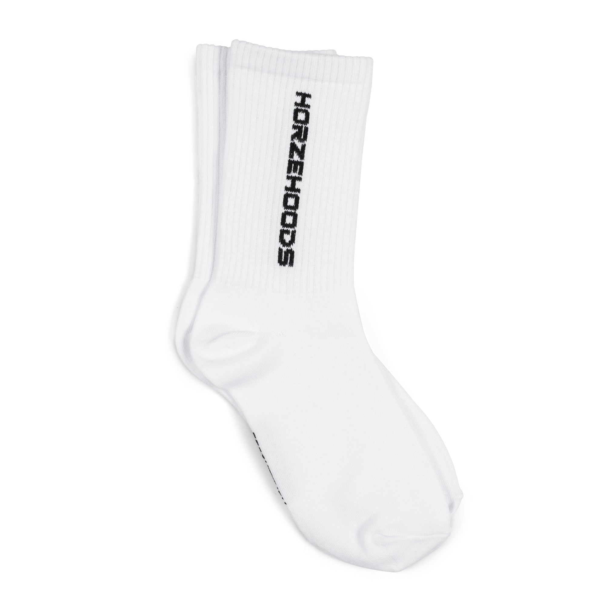 White Performance Crew Sock - Horzehoods5056725001346