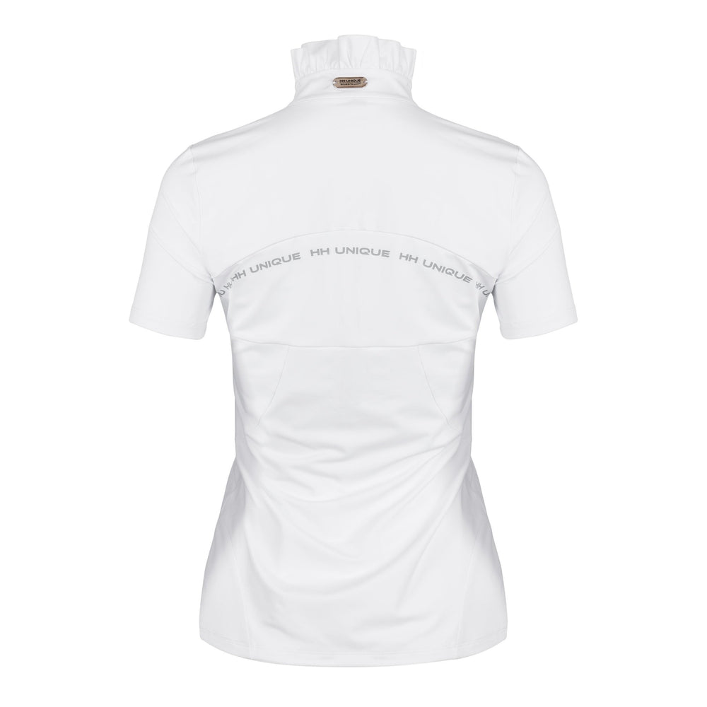 White Short Sleeve Tudor Shirt - Horzehoods5056725005511