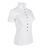 White Short Sleeve Tudor Shirt - Horzehoods5056725005511