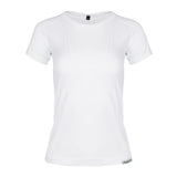 White Short Sleeve Vest Top - Horzehoods5060521420904